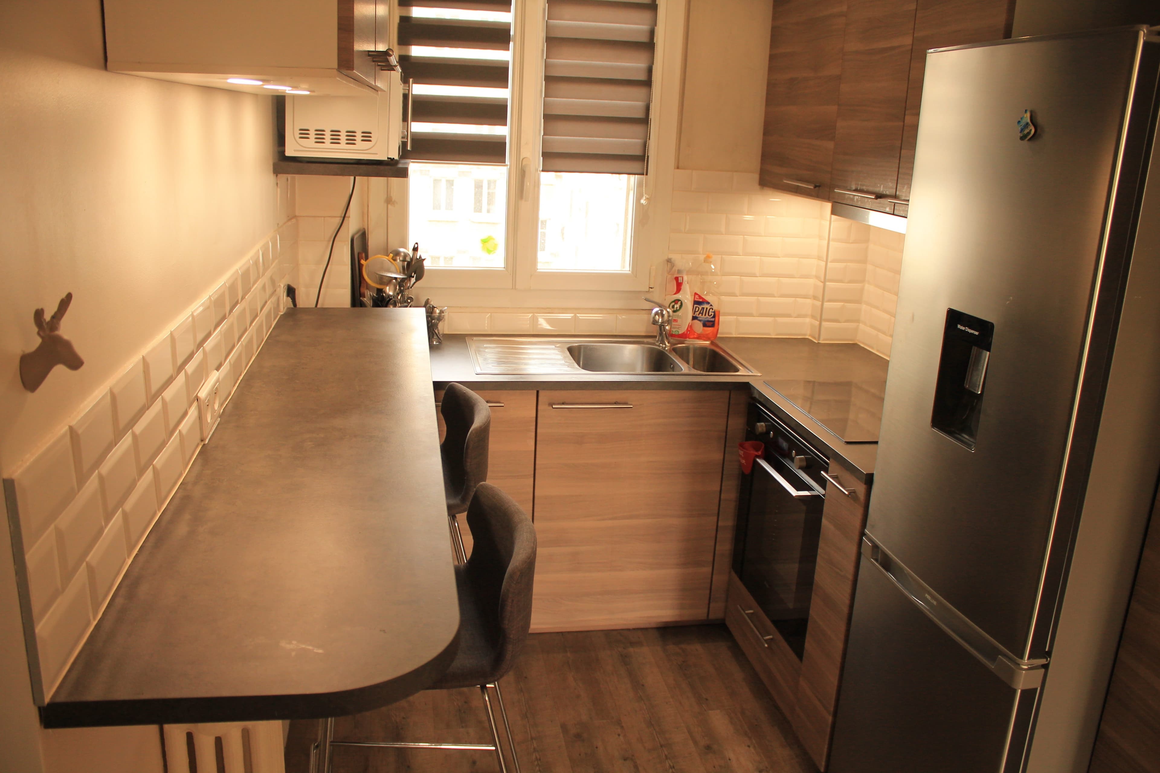 Appartement 2 pièces meublé, fonctionnel et bien situé - Photo 9