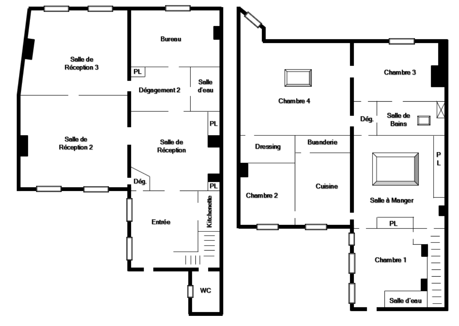 Appartement de réception 220m2 en duplex - Panthéon/Luxembourg - Photo 10