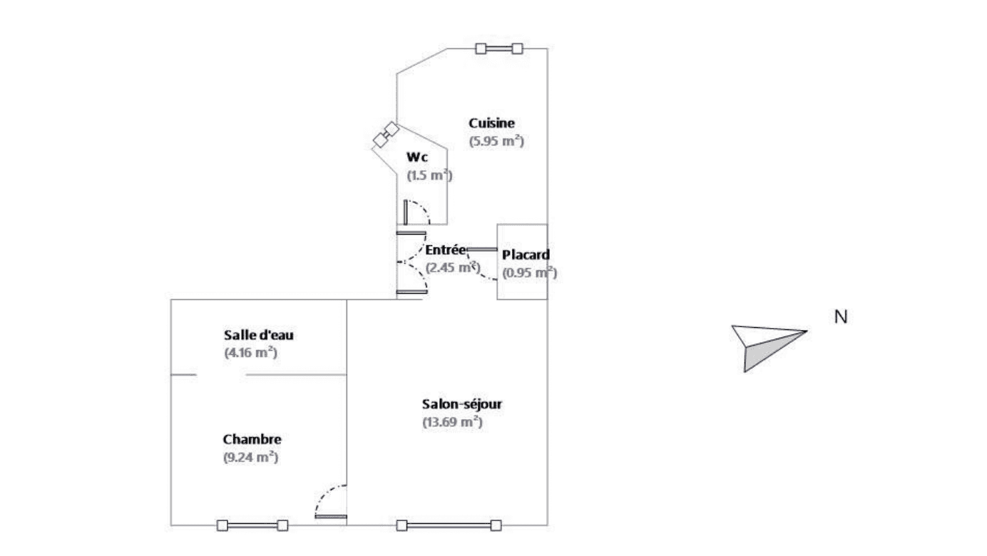 Un appartement de 2 pièces entièrement rénové - Photo 9