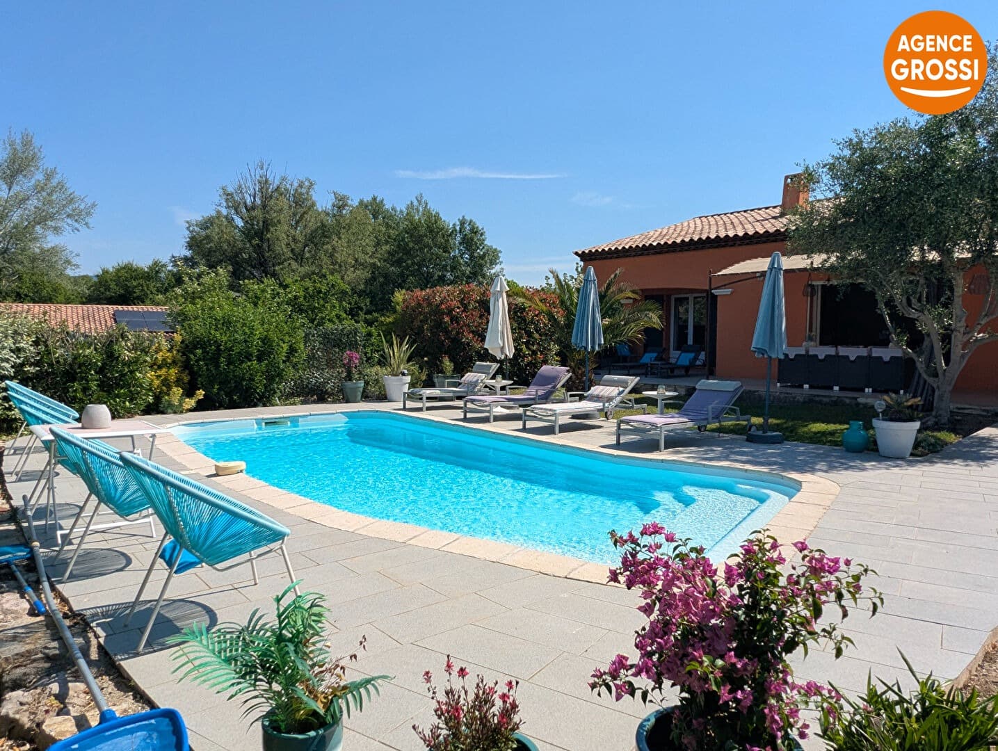 SALERNES, villa de plain-pied au calme, garage, piscine. - Photo 8