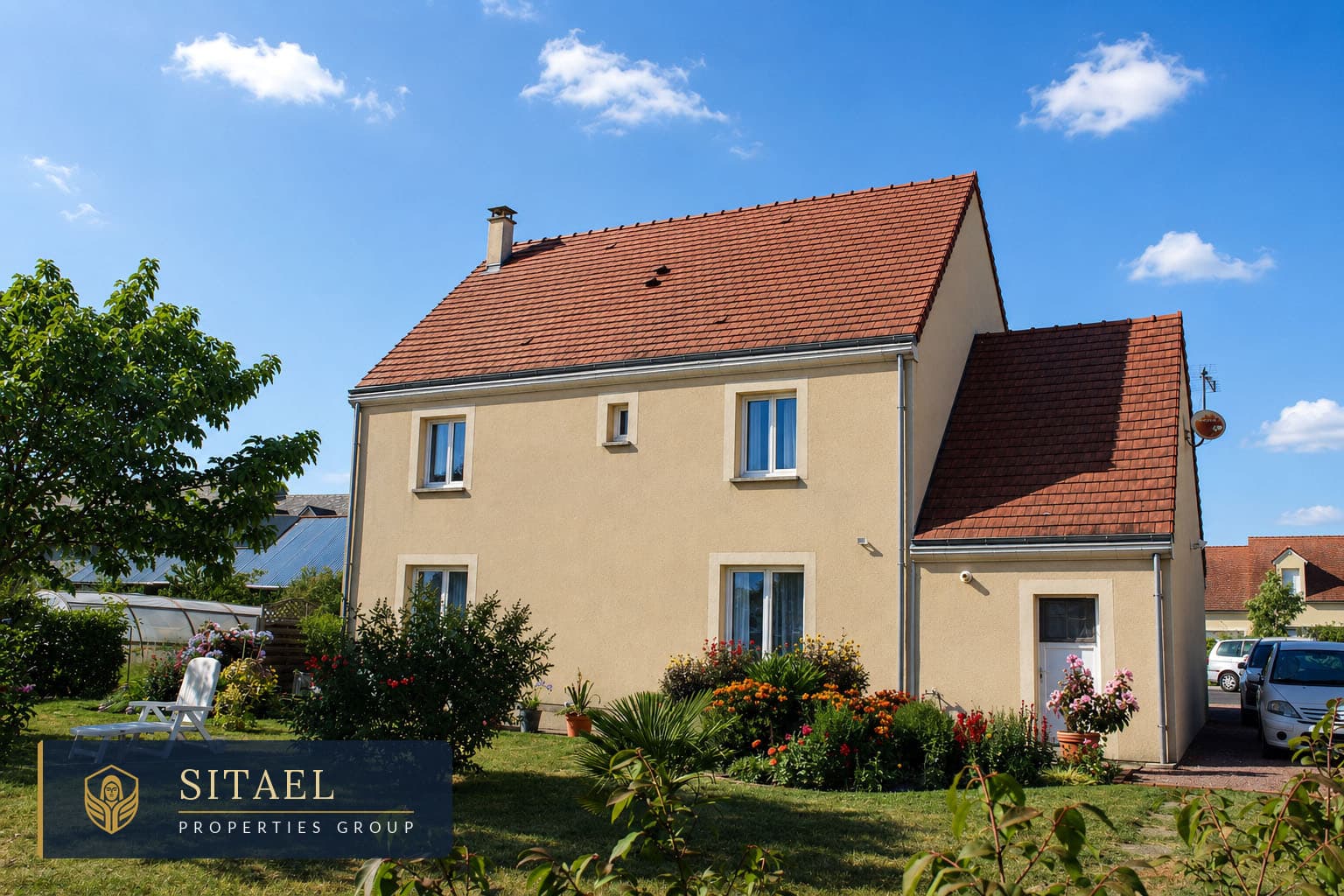 Maison 153 m² - 5 chambres - Sandillon - jardin