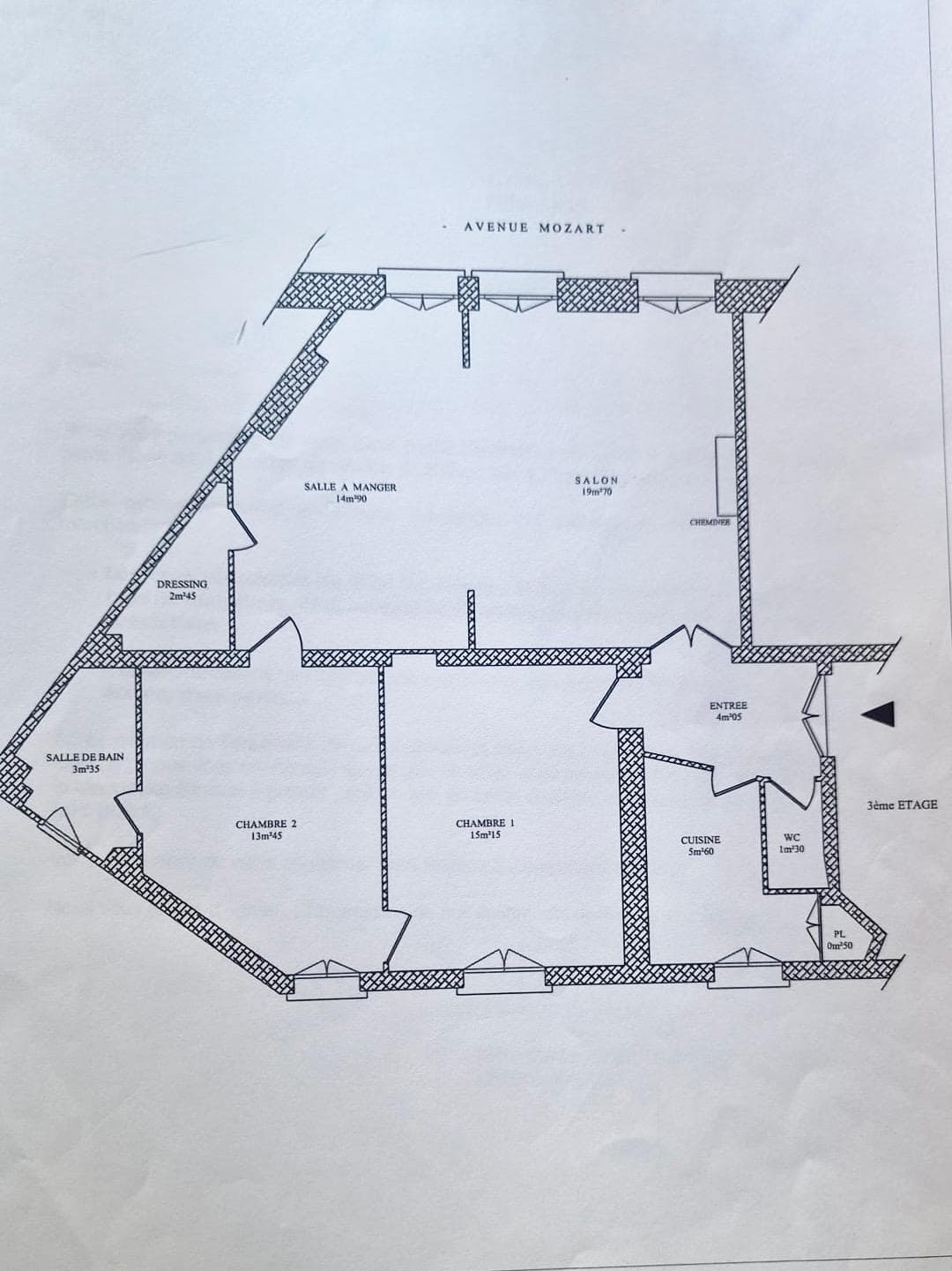 4 pièces - 80m2 - 3ème ascenseur - avenue Mozart - Paris 16 - Photo 10