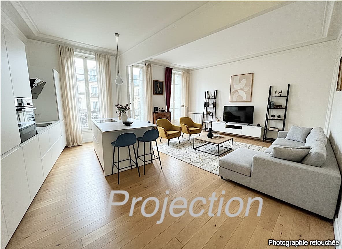 4 pièces - 80m2 - 3ème ascenseur - avenue Mozart - Paris 16 - Photo 4