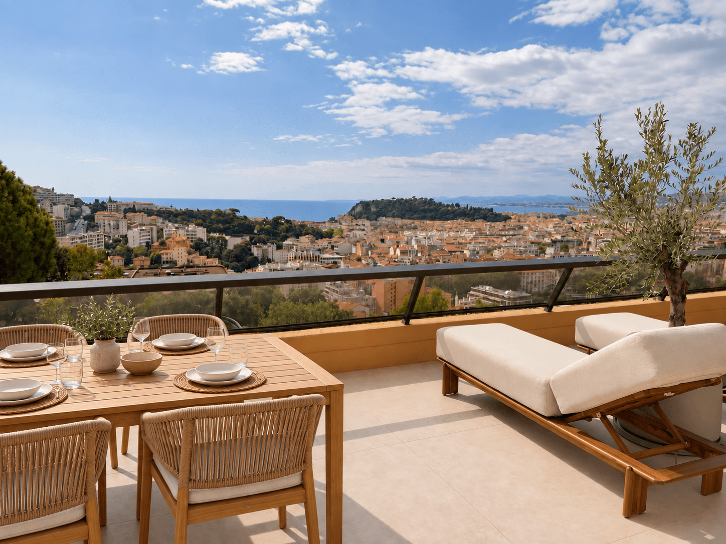 DERNIER ETAGE VUE PANORAMIQUE - NICE MONT ALBAN - Photo 2