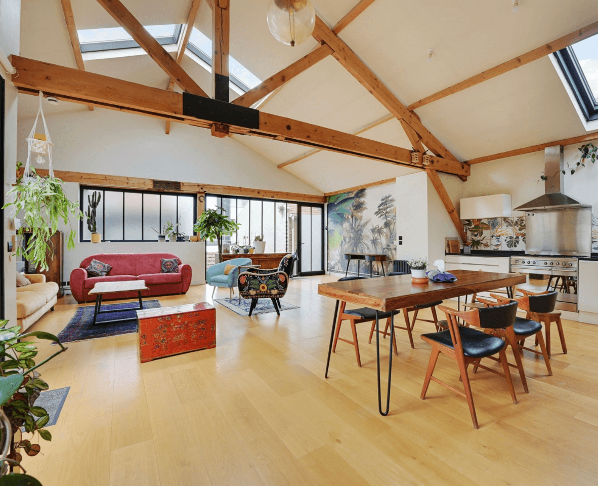 Appartement duplex en dernier étage