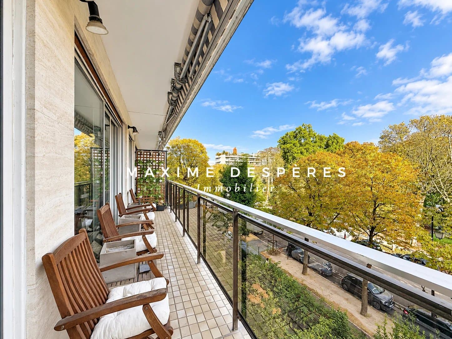 Neuilly - Bois - 3 chambres avec balcons