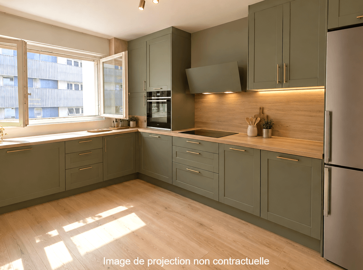 T3 61 m², Balcon, situation idéale, Villeurbanne Gratte-Ciel - Photo 5
