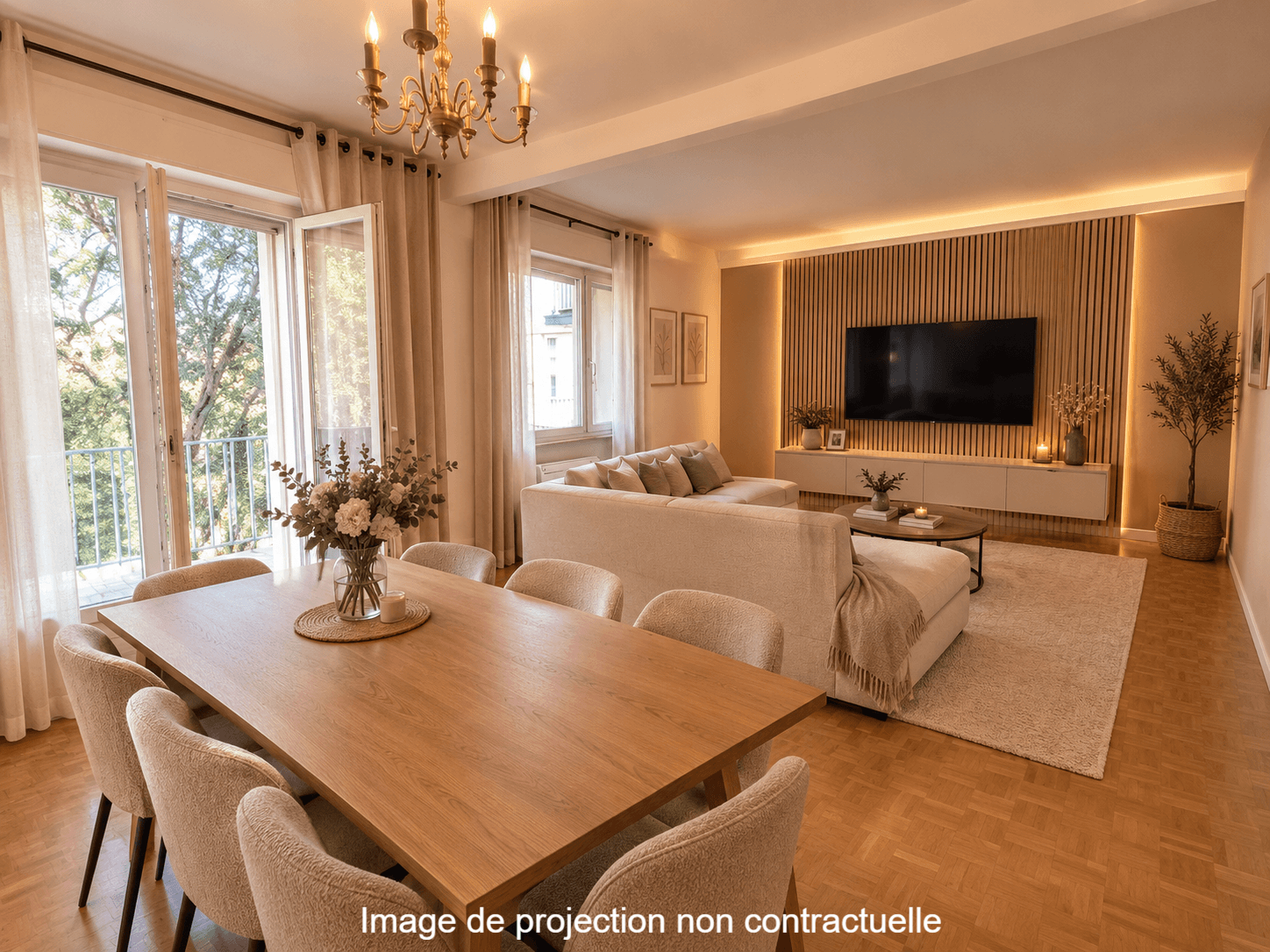T3 61 m², Balcon, situation idéale, Villeurbanne Gratte-Ciel - Photo 2