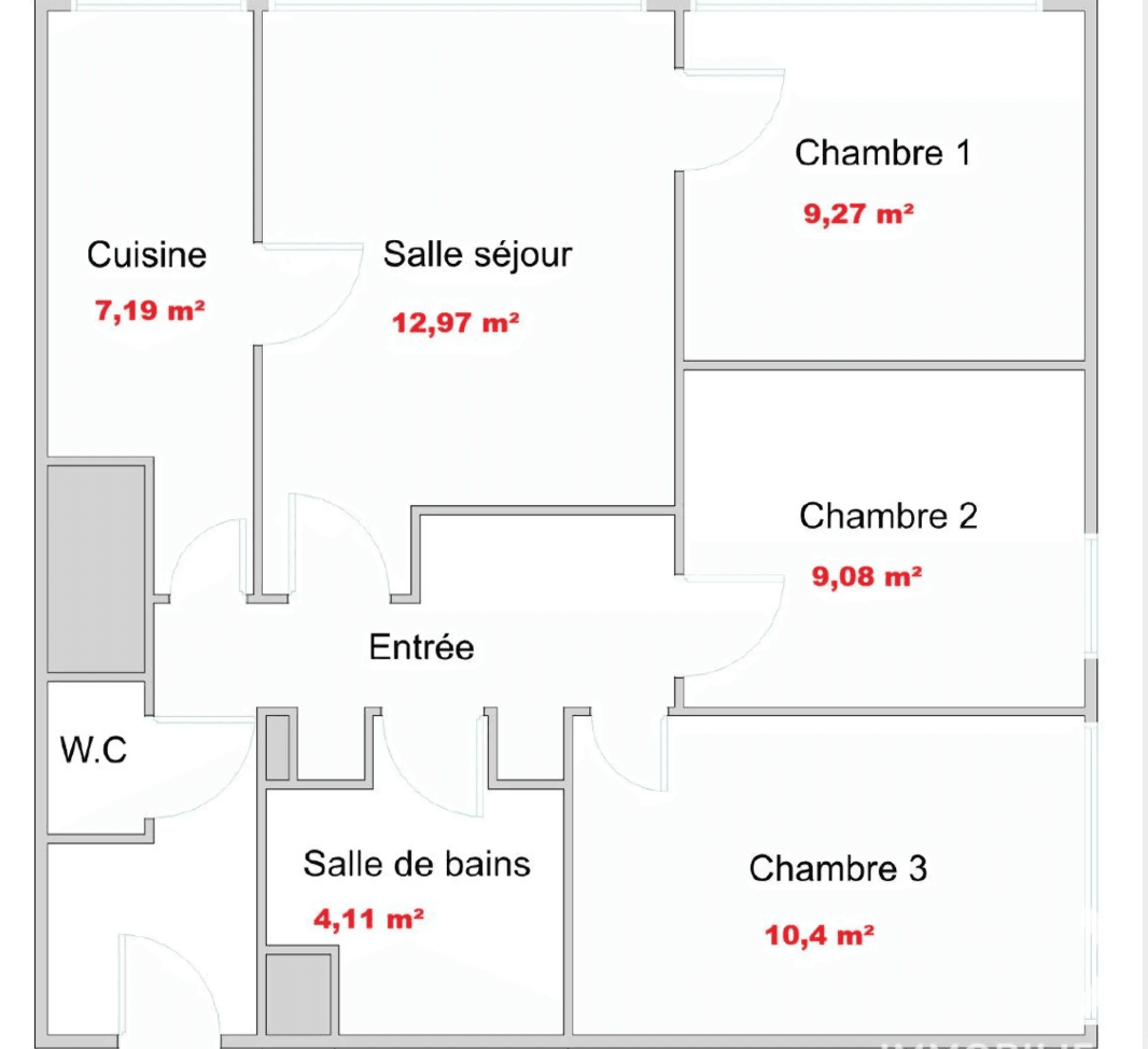 T4 à vendre Paris 13e au pied du Metro Porte de choisy - Photo 7