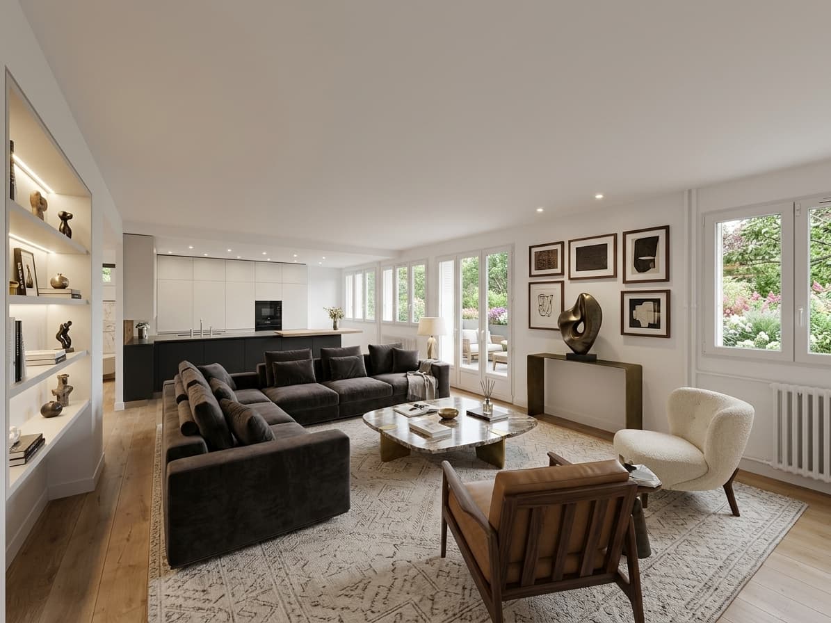 NEUILLY SUR SEINE - BEAU 4 PIECES DE 100 M CARRE