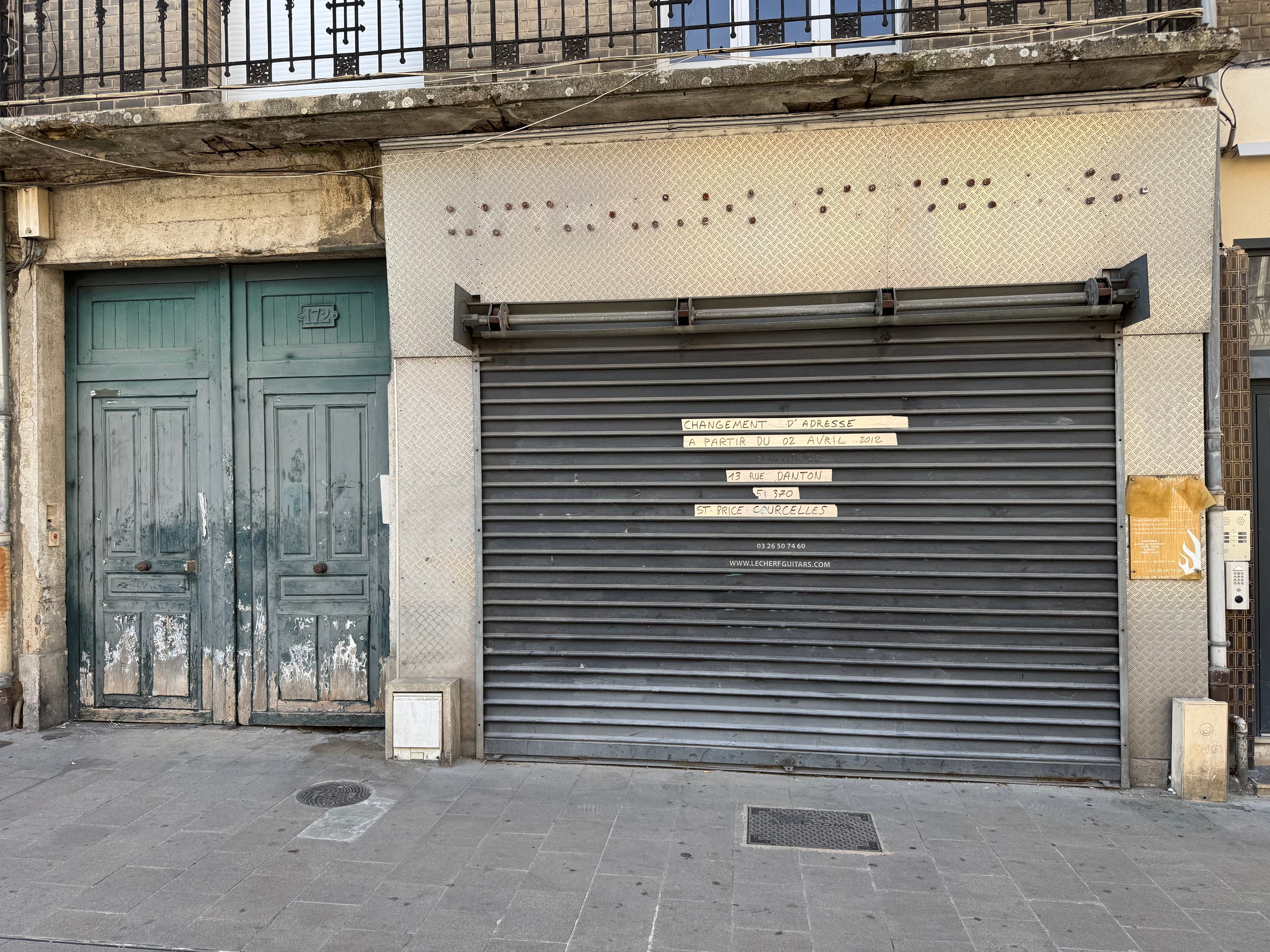Local commercial rue de Vesle à Reims