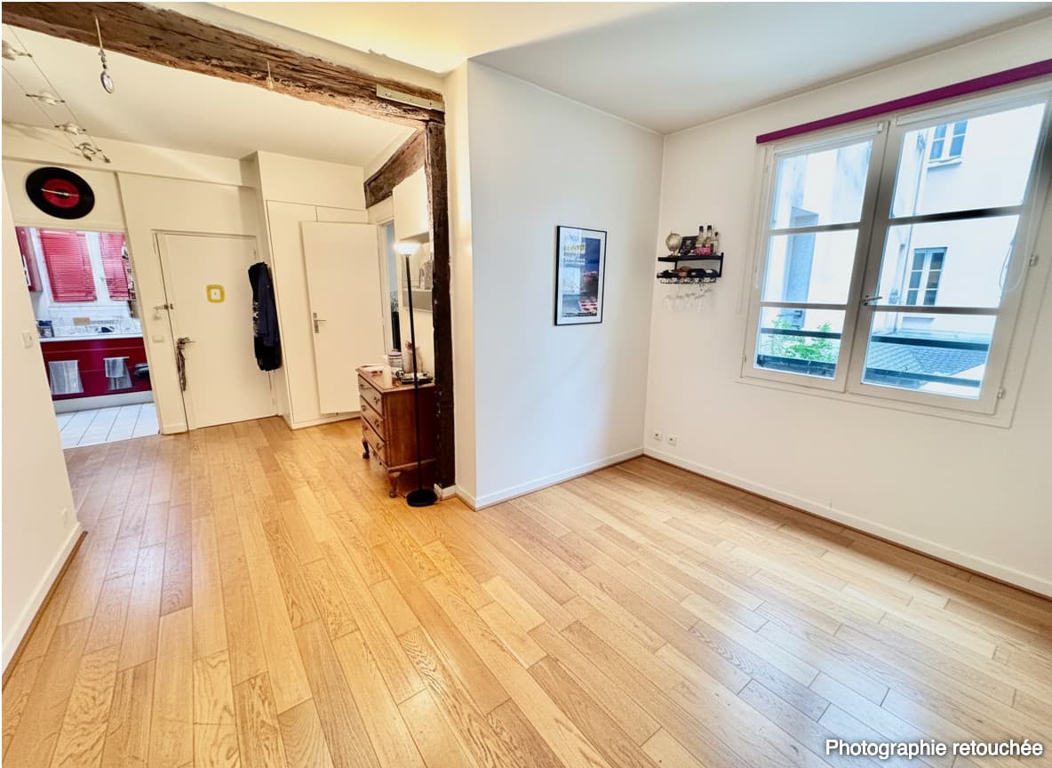 GRAND 2 PIÈCES TRES BON ÉTAT AU CŒUR DU MARAIS - 43,02M2